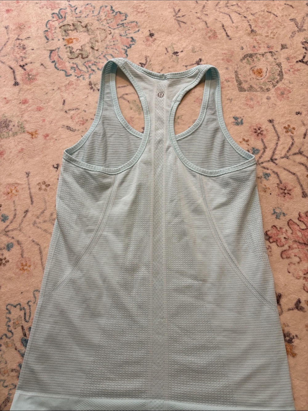 lululemon athletica Women's Light Mint Racerback Tank Top. Size 6. Spots